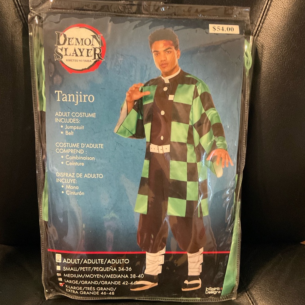 New Demon Slayer Tanjiro Costume XL